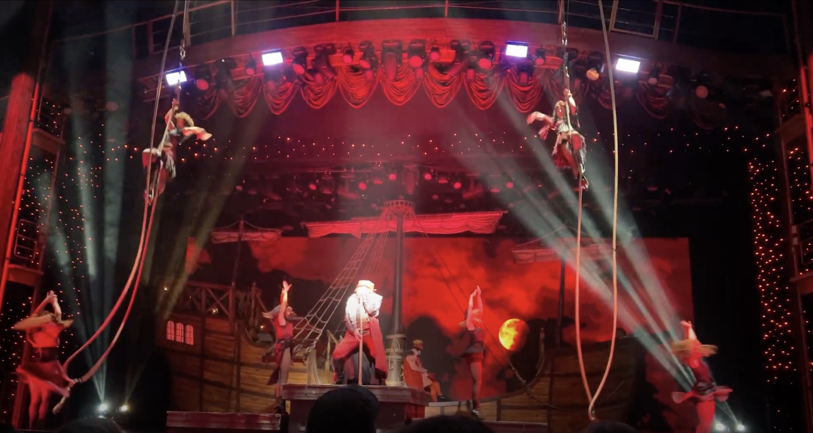 Columbus musical on the Harmony of the Seas