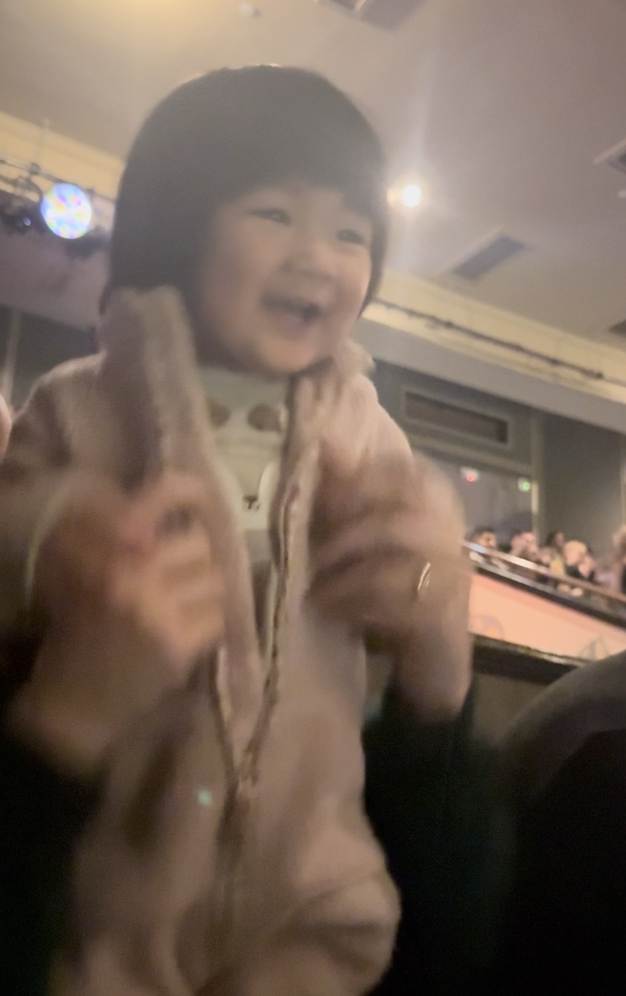 Dancing at the concert